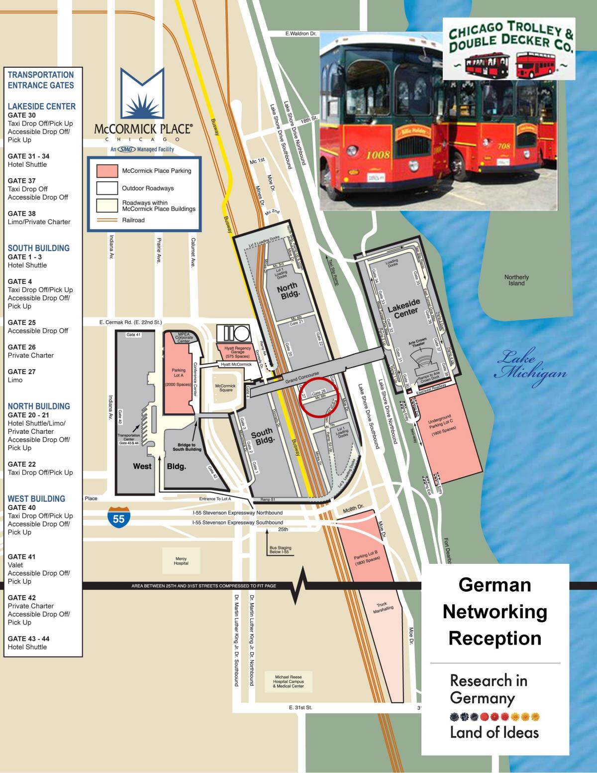 Chicago tour tramwaj mapie