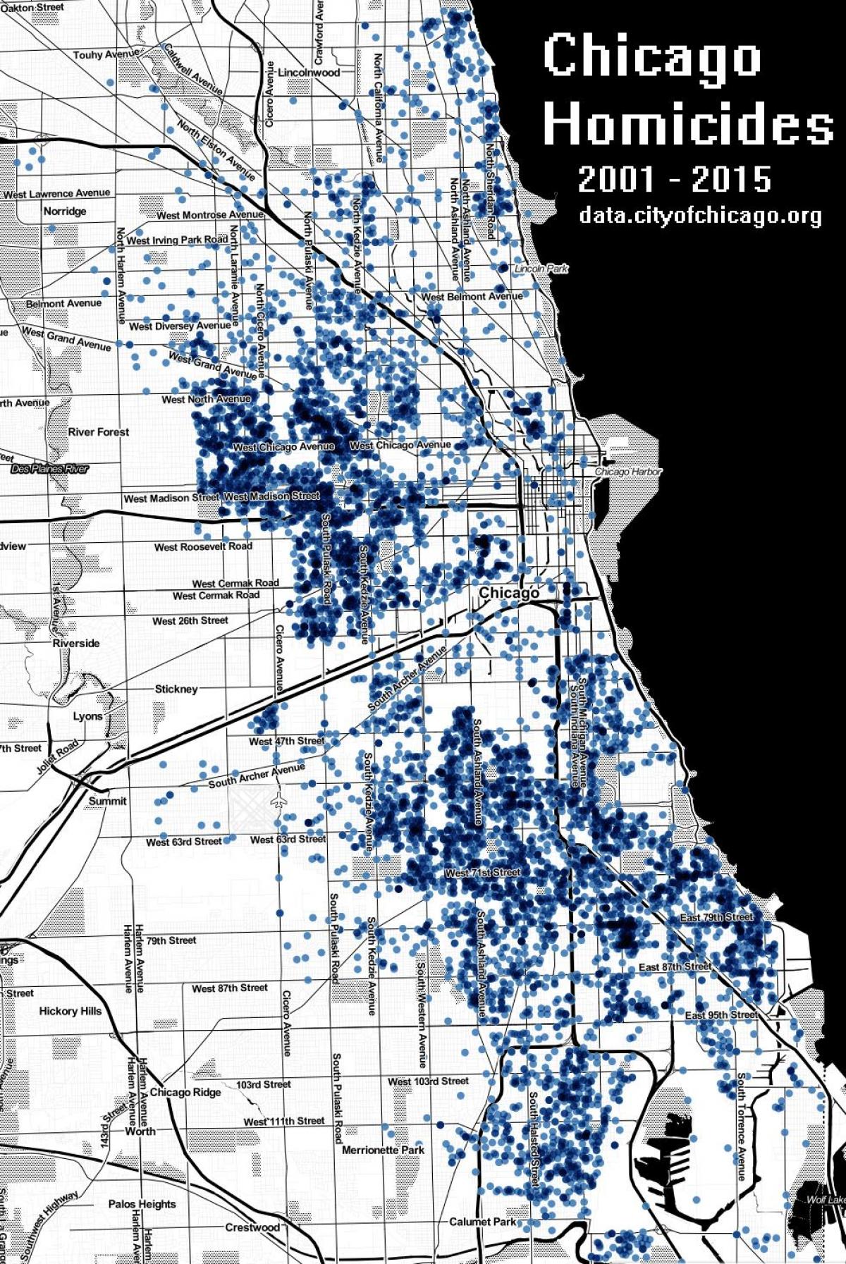 Chicago mapie morderstwo