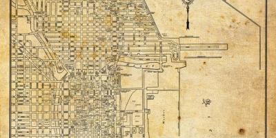 Starożytna mapa Chicago