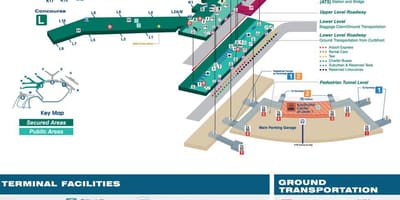 Międzynarodowy port lotniczy O ' Hare mapie