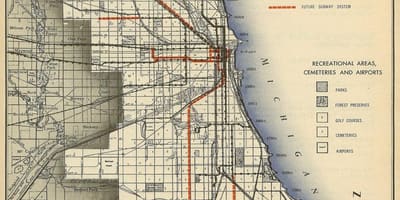 Mapa metra Chicago