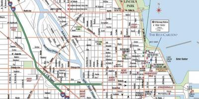 Mapa ulic Chicago