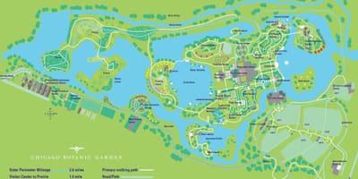 Chicago Botanic garden mapie